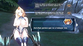 La Aldea Infiltrada y UN Canario Cantarín  Action Taimanin  Mod De Desnudo