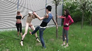 Merciless Outdoors Ballbusting