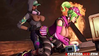 Fortnite making out compilation with hard action