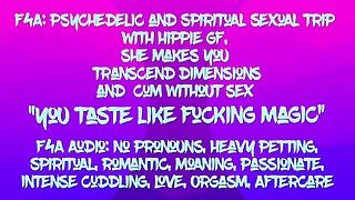 [F4A] No Pronoun Audio: Hippie, Spiritual GF makes you cum without sex, just energy