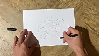 ASMR felt pen writting