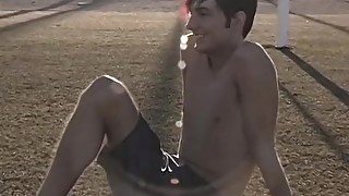 Twink lovers Jason Raze and Hunter Wylde suck in 69