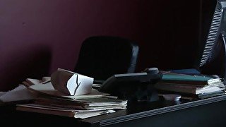 Gaysex office hunk squirted with cum