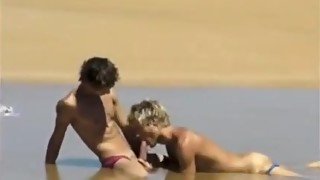 Boyfriends enjoy sex on the beach