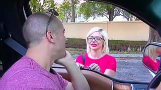 Sara St Clair cannot resist a handsome guy's fat boner