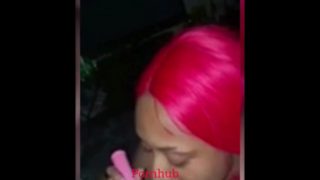 Red head eating that pussy for the first time