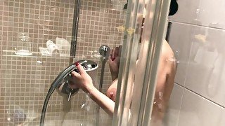 Kira Queen is one of the hottest MILF's. She gave me a blowjob in the shower and then we fucked in the bedroom.