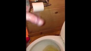 Pissing after a nut 