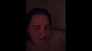 Bbw in the tub with jets on