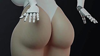 Haydee the Sexy robot  3D Porn Parody Clips Compilation