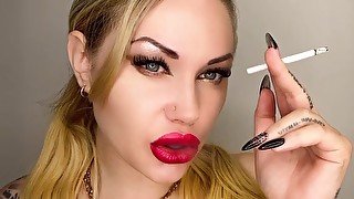 ASMR & Mindfucking smoking JOi draining