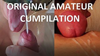 CUMPILATION amateur - COMPILATION d'éjac amateur sur une cochonne au gros seins