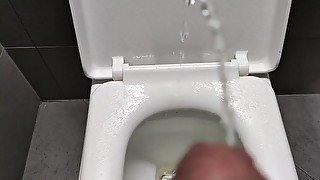 Pissing on public toilets