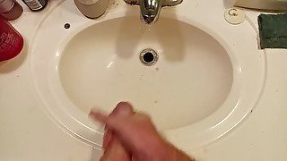 Went to wash it and it got a little exciting, completely missed the sink at the end .