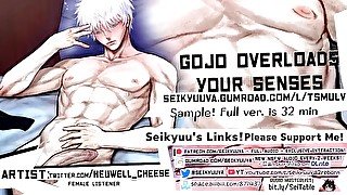 Gojo Satoru X Listener - INFINITE PLEASURE (Jujutsu Kaisen ASMR) Art: Twitter @Heuwell_cheese