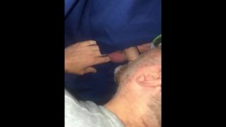 Mr sucks surprise dick and gets a mouthful