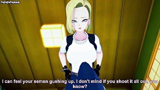 Hentai POV Feet Android 18 Dragon Ball Z