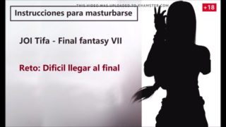 Joi hentai en espanol, tifa te ha descubierto. completo