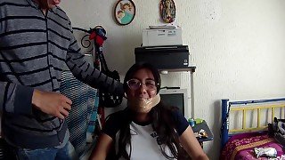 Another Mexican Girl Wrap Gagged