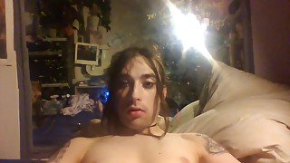 Horny Femboy Parties Solo With Three Dildos Two