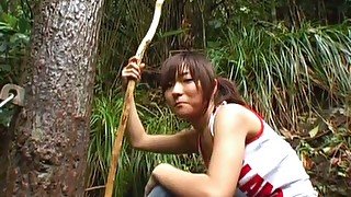 Sporty and hot oriental girlie Mizuki Horii is proud of her big boobs