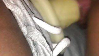 Latina babe riding dildo to creamy cum