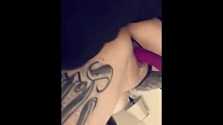 Karma Rx fucking herself with huge toys and home. Hitting her G-spot