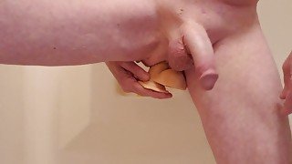 Sissy took it balls deep! Fucking whore!