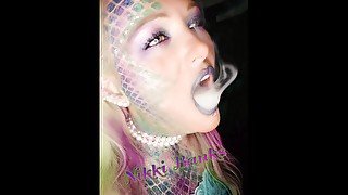 xNx - For My Smoking Fetish Fans. Smoking Mermaid Edition.