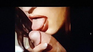 Suck cock hard and cum in here mouth