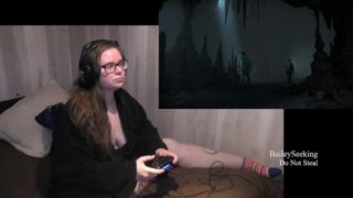 BBW Nerdy Gamer Girl Plays Until Dawn Part 10