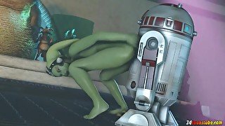 Star Wars Cartoon Crazy XXX Parody