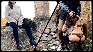 URBEX Adventure- Latina girl picked up and fucked at abandoned church