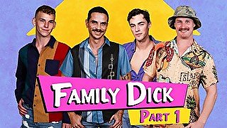 Fit Tattoed Stud Jack Waters Take Two Cocks At The Same Time In Perv Taboo Threesome - FamilyDick