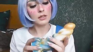 Rei Ayanami found her Christmas Gift und