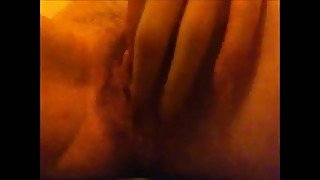 Just watch me teasing my sweet shaved juicy pussy with fingers only