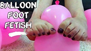 Balloon Foot Fetish