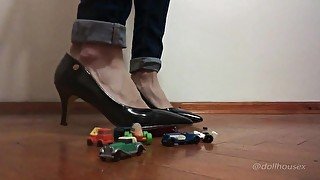 Toy Car Crush In Black High Heels Preview