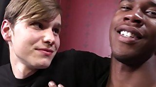 Kaiden Moss Loves His First Black Cock