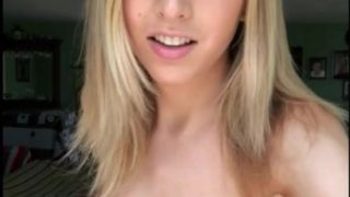 Stellar light-haired ladyboy