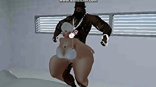 my bbw hoe calling me and my  at her room we give a bbc for her2 - IMVU