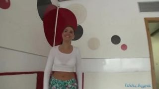 Charming buxomy teen gal Ava Dalush performing in handjob XXX video