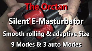 The Orctan Masturbator Toy on uncut Red Head Cock with Cumshot in action