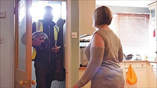 BBC brings a big package for cheating wife as husband was in next room