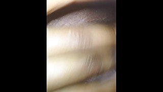 Clit rubbing till the creamy comes out