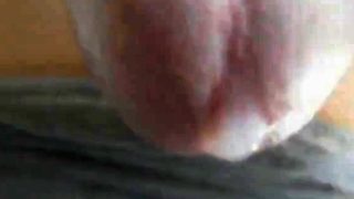 Beautiful cum flow swallowed up close