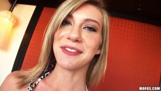 Godly shaved Chloe Brooke attending in amazing blowjob porn