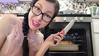 Nerdy Faery Prepares and Devours Tommy Piggy (Vegan Trigger Warning)