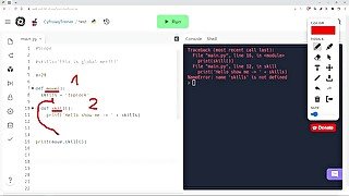 Python Scope - step by step