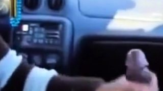 BBC gets a handjob in the car